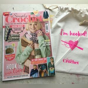 Simply Crochet Magazine with Tote Bag